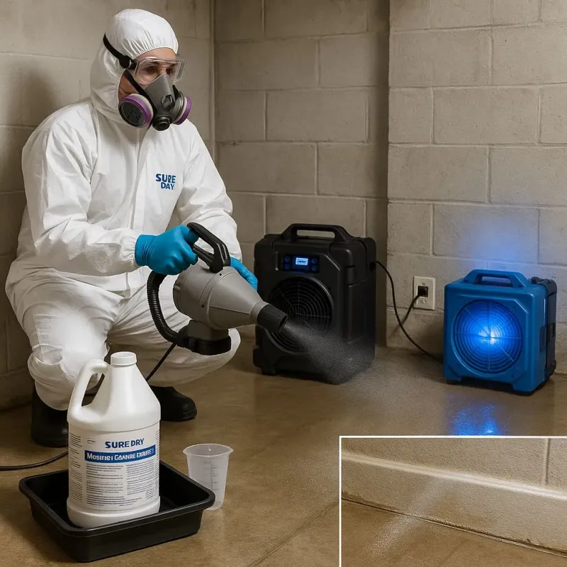 Sanitization and Odor Removal process in Oak Ridge, NC